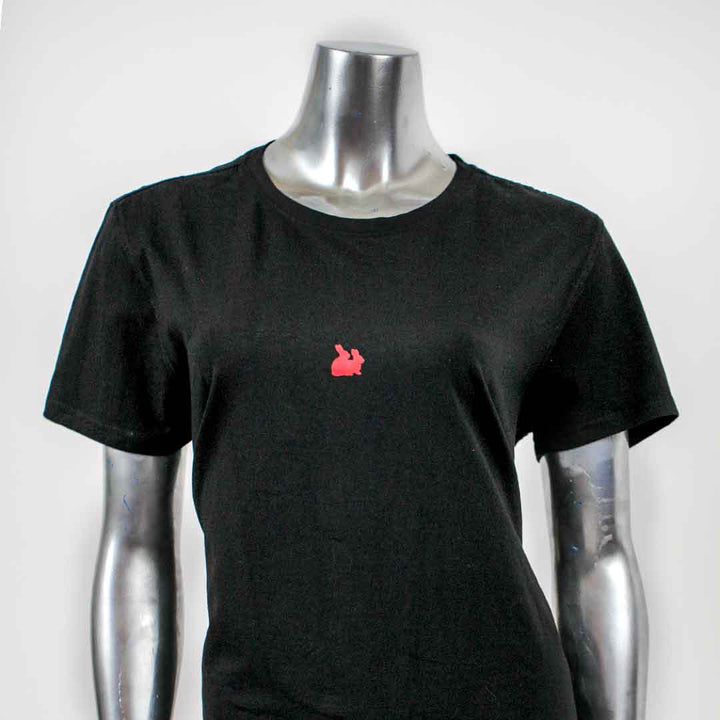 Black Tee / Red Bad Bunny